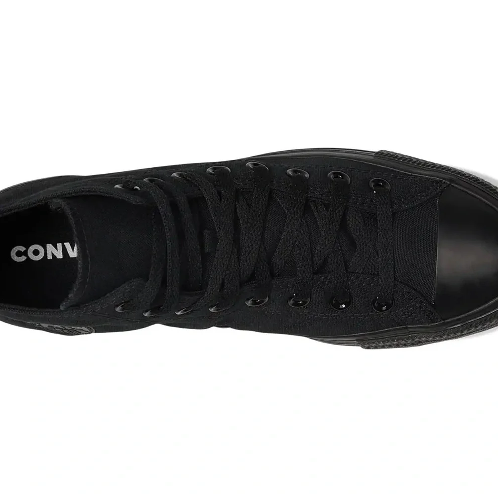The Chuck Taylor All Star sneakers converse in monochrome black size 9 women’s - Picture 3 of 8